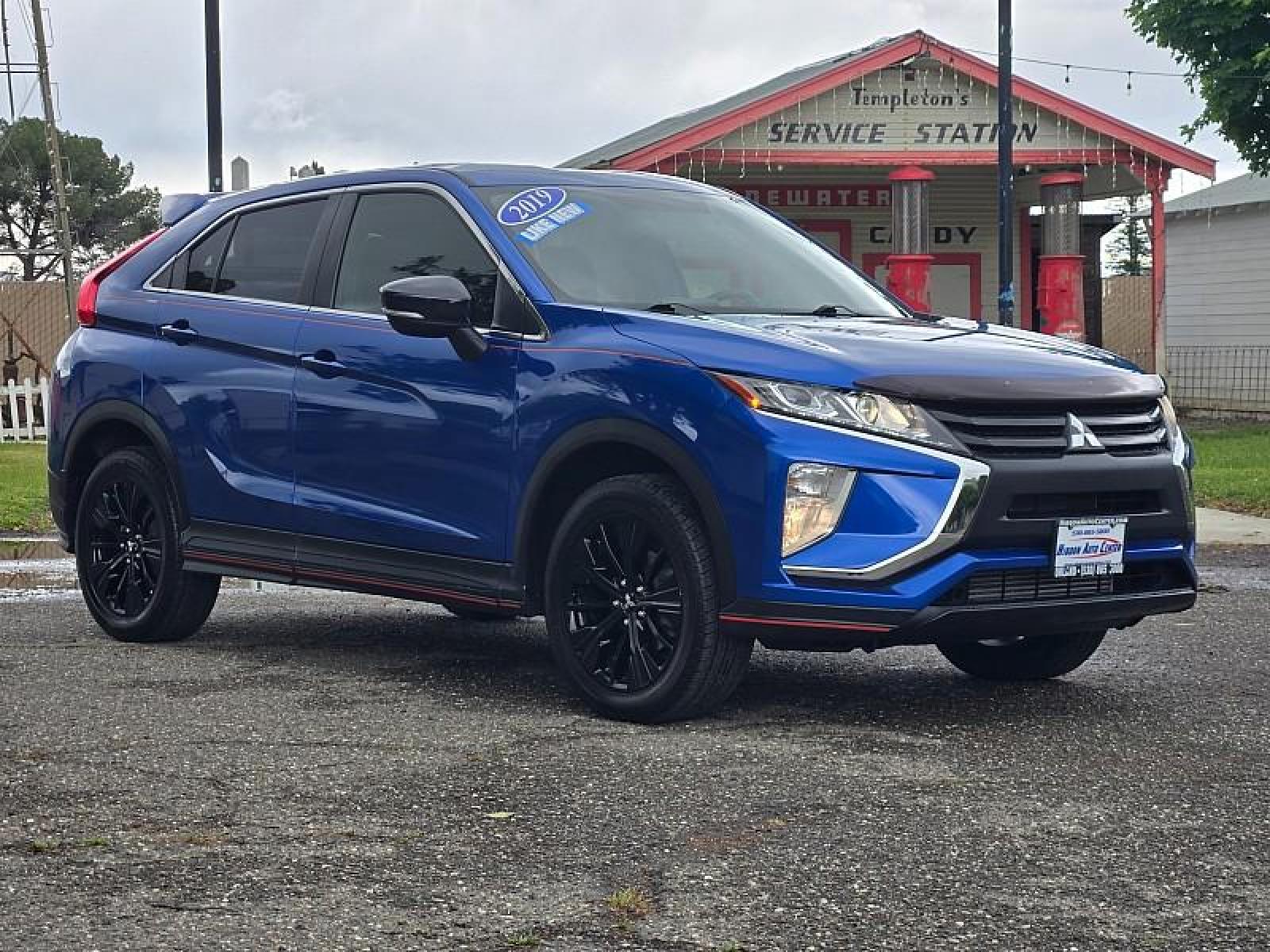 2019 BLUE Mitsubishi Eclipse Cross (JA4AT4AA9KZ) with an 4-Cyl Turbo 1.5 Liter engine, Automatic CVT w/Sport Mode transmission, located at 246 E Walker St., Orland, 95963, (530) 865-5800, 39.747589, -122.178398 - Photo #0